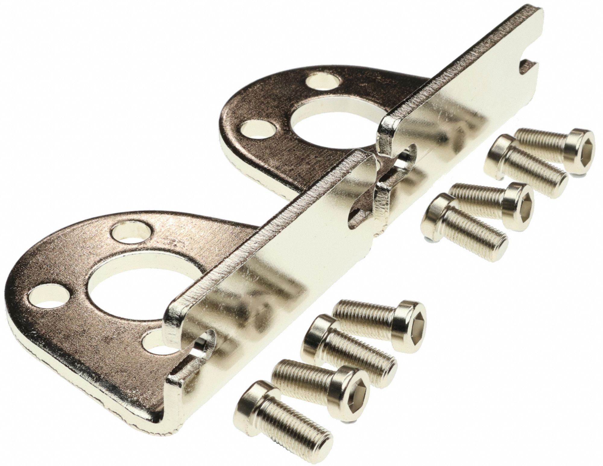 Foot Bracket: Foot Mount Type, Fits 63 mm Bore Dia, Steel, NCG-L063