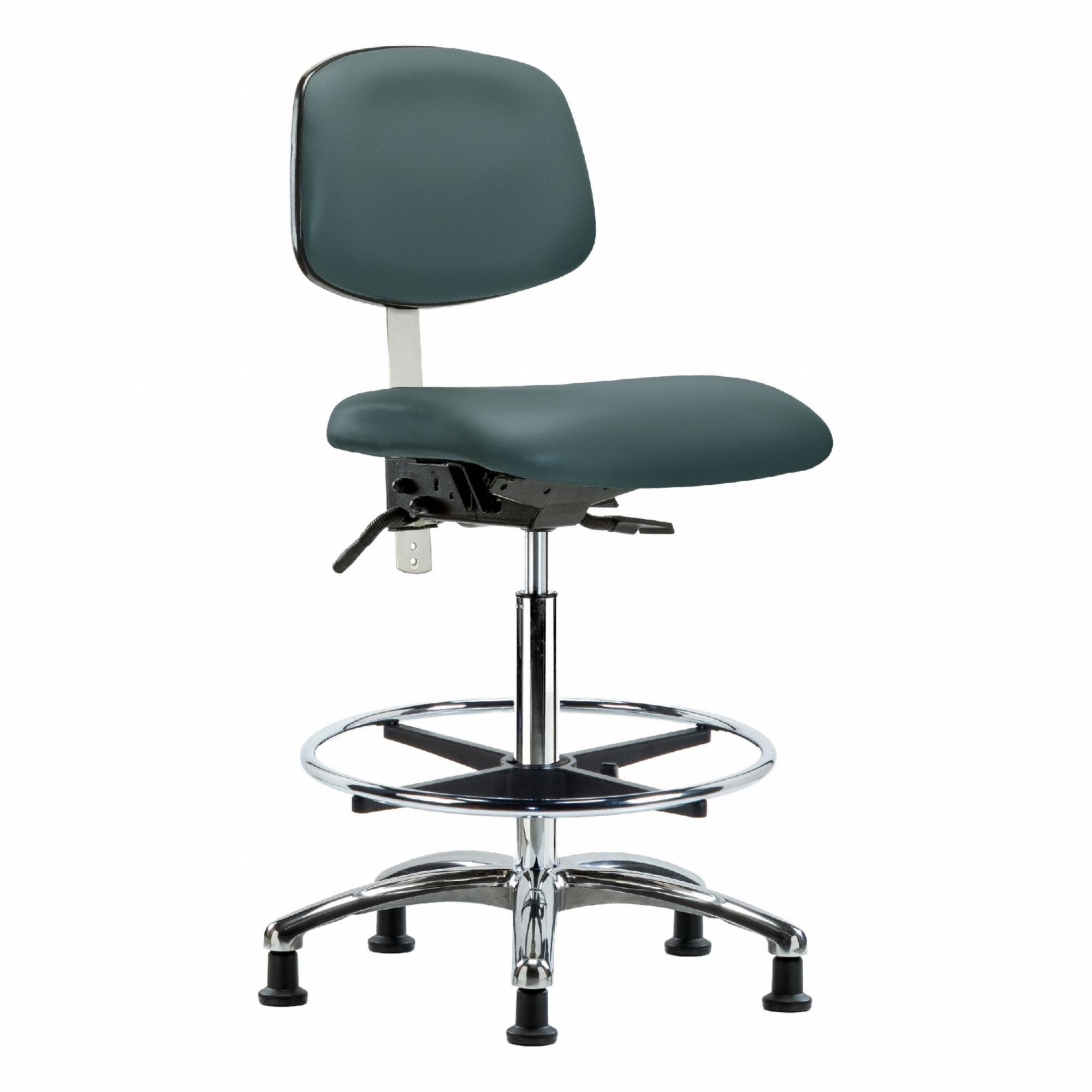Vinyl CR Chair, Hi, T, FR, Stat, Blue