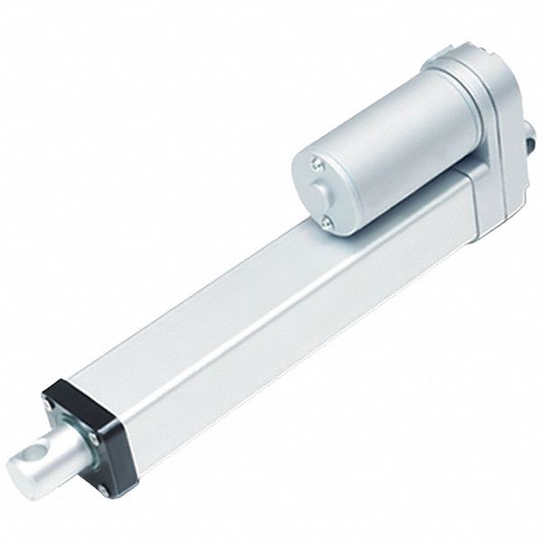 Actuator: 112 lbf Rated Load, 100 mm Stroke, 12V DC, 20:1, 0.37 in/sec at Full Load