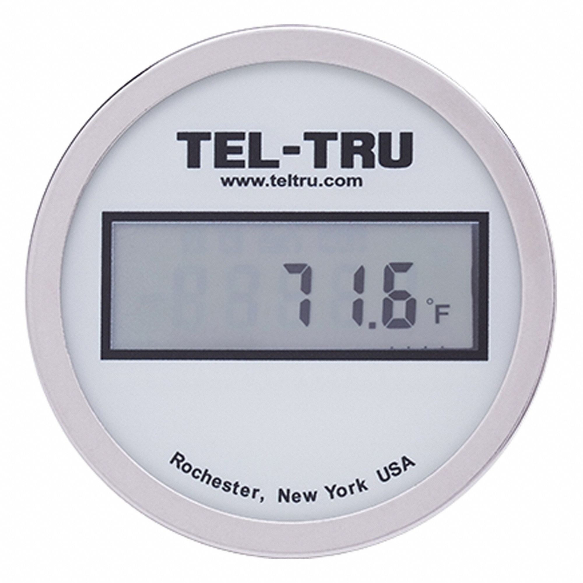 TEL-TRU, -67°F to 302°F, +/-0.4, Digital Thermometer - 905NM5 ...