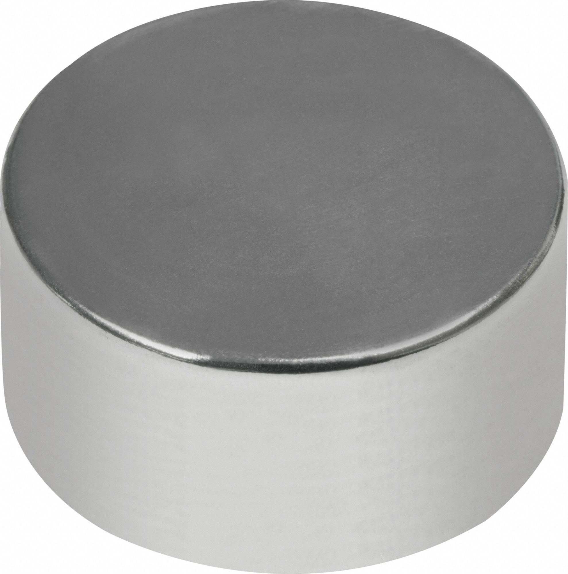 Rare Earth Magnet: Neodymium, 1/4 in Outside Dia, 0.125 in Thick, Disc Magnet, 35