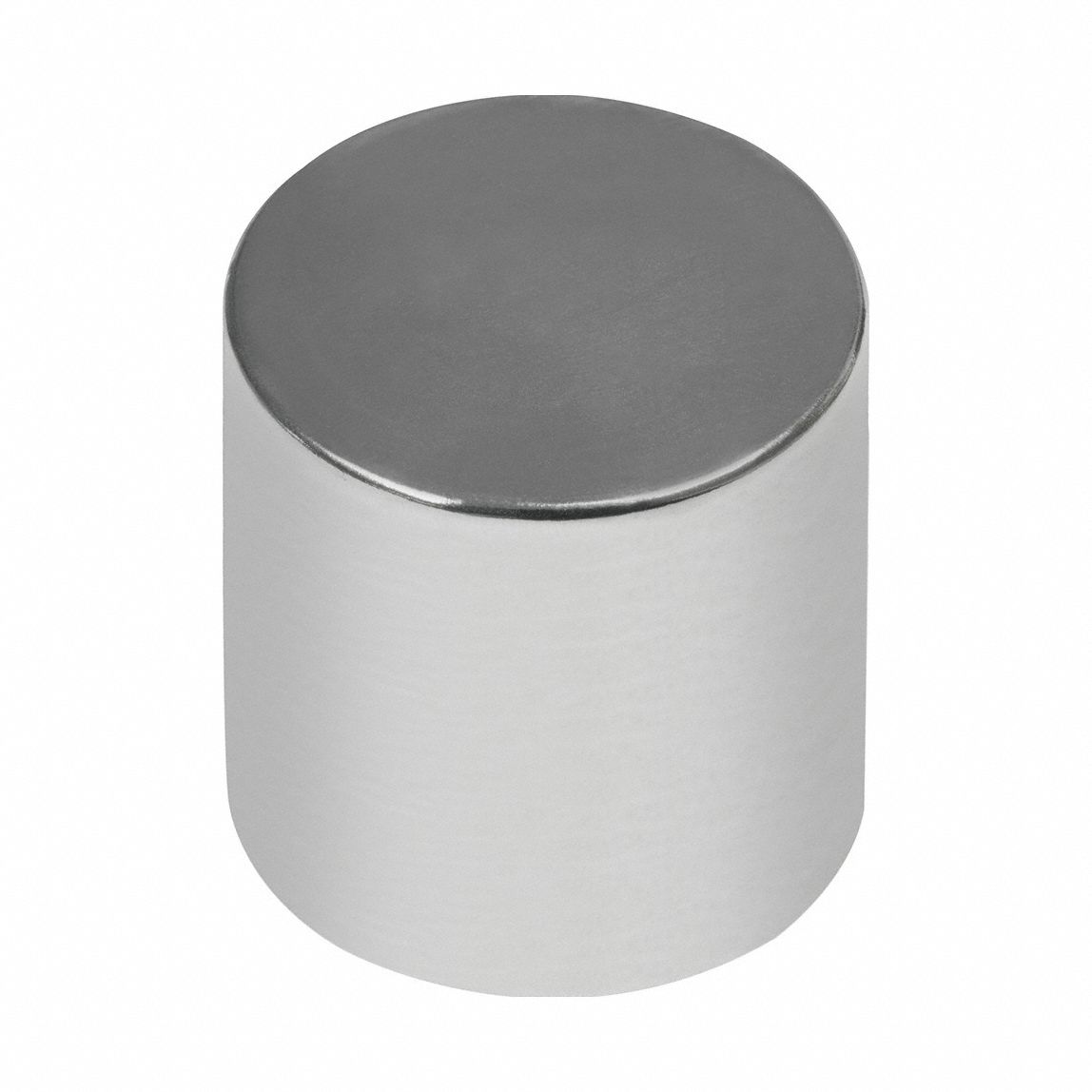 Rare Earth Magnet: Neodymium, 3/8 in Outside Dia, 0.5 in Thick, Disc Magnet, 35