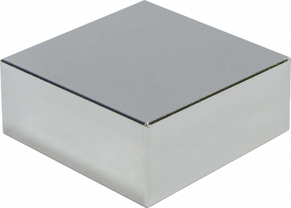 Block Magnet Neodymium 1 in