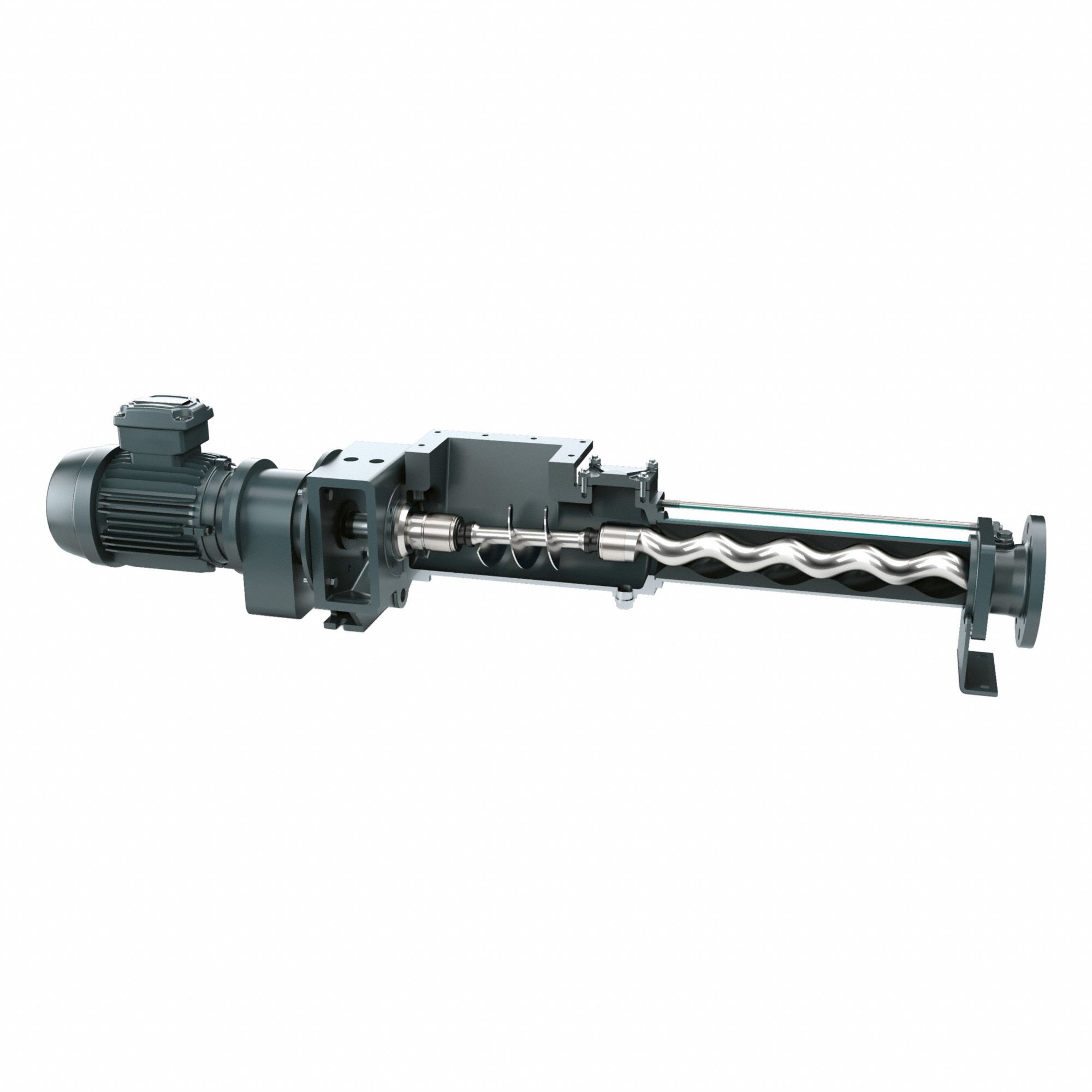 NETZSCH Motor-Drive Progressive Cavity Pump - Service-In-Place Rigid Stator PC Pumps with Motor