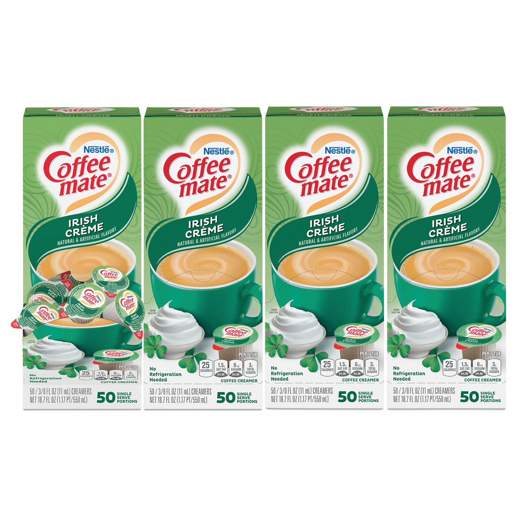 COFFEEMATE, Irish Cream, 50 Pack Count, Irish Cream Liquid Creamer