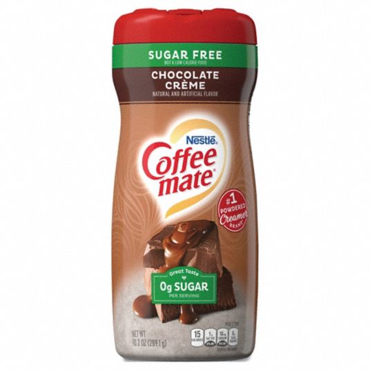 COFFEE MATE, Chocolate Creme, 10.2 oz Item Size, Chocolate Powder ...