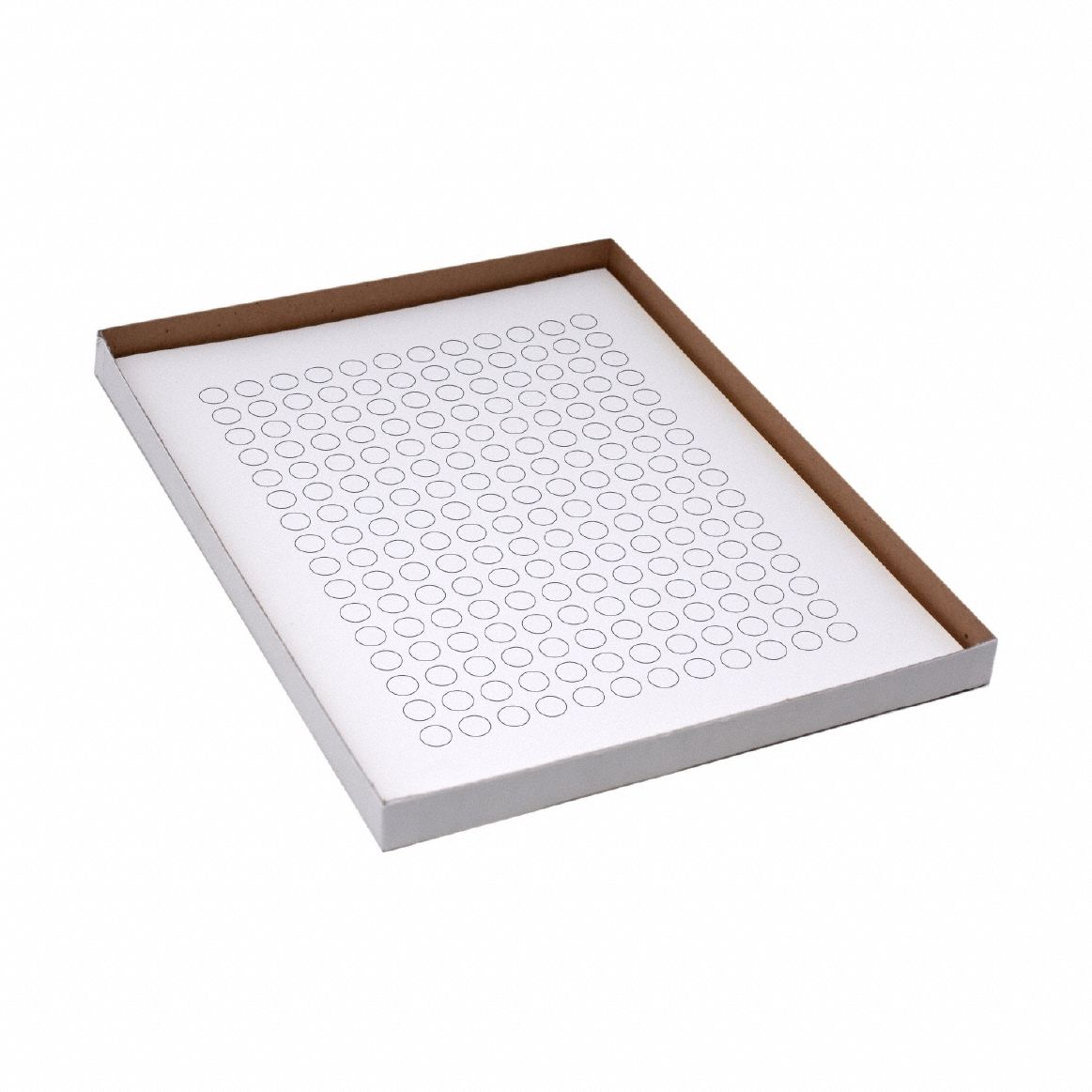 Cryogenic Label: 5 mil Label Thick, White, Polypropylene, Chemical-Resistant, Circle, 3, 840 Labels