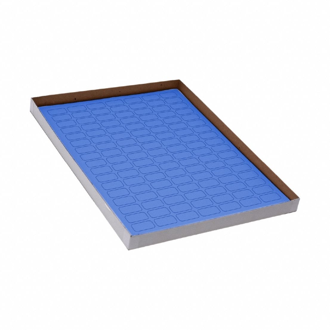 Cryogenic Label: 13 mm Label Wd, 5 mil Label Thick, Blue, Polypropylene, Chemical-Resistant, Sheet