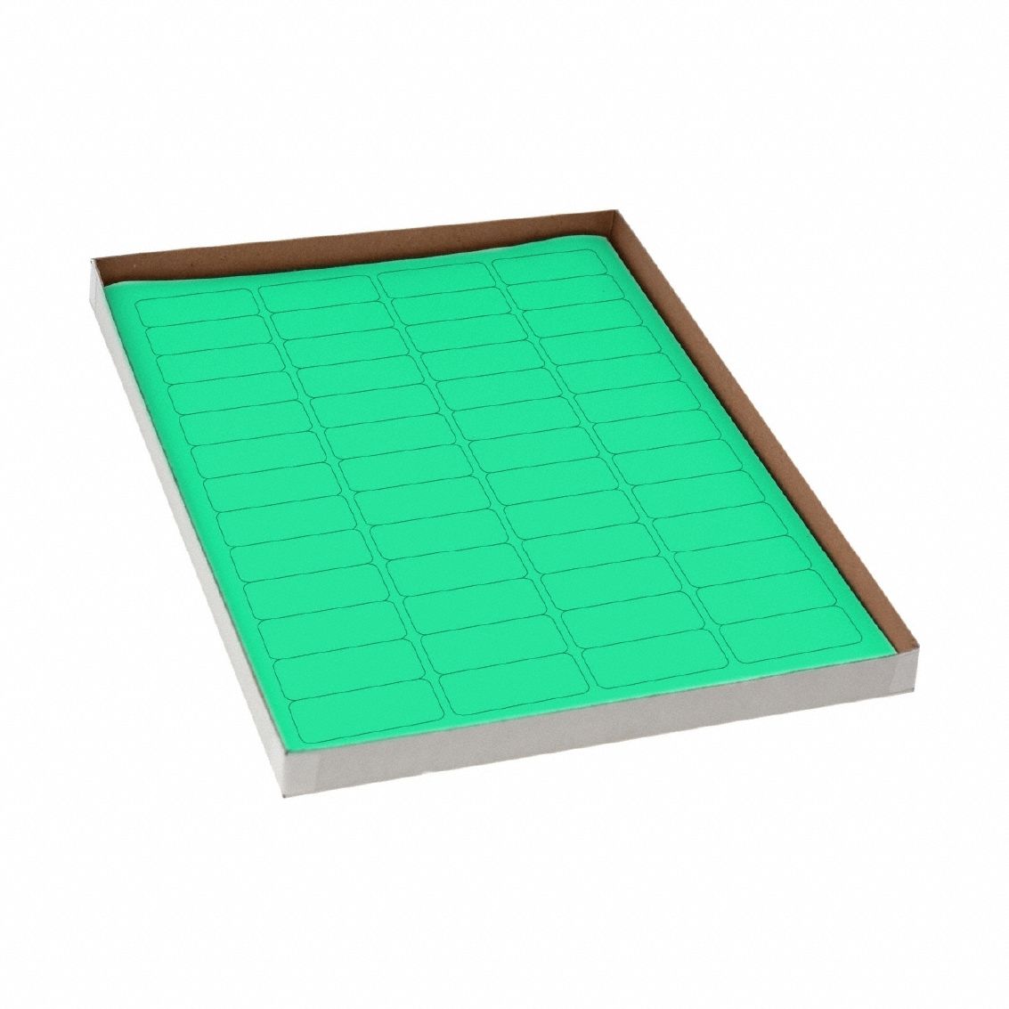 Cryogenic Label: 19 mm Label Wd, 5 mil Label Thick, Green, Polypropylene, Chemical-Resistant, Sheet