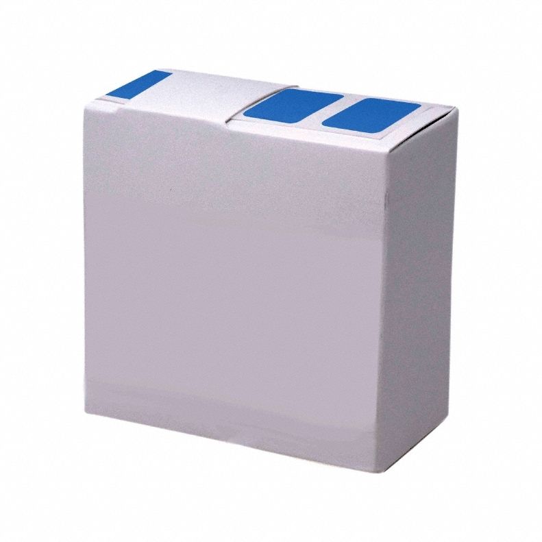 Cryogenic Label: 19 mm Label Wd, 5 mil Label Thick, Blue, Polypropylene, Chemical-Resistant, Roll