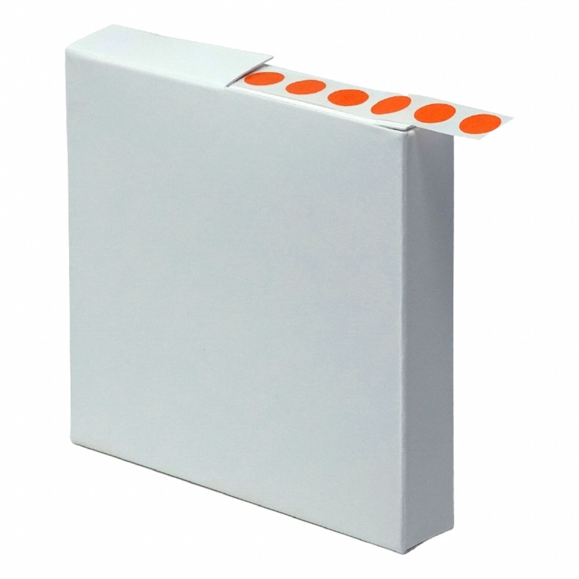 Cryogenic Label: 5 mil Label Thick, Orange, Polypropylene, Chemical-Resistant, Circle, 1, 000 Labels