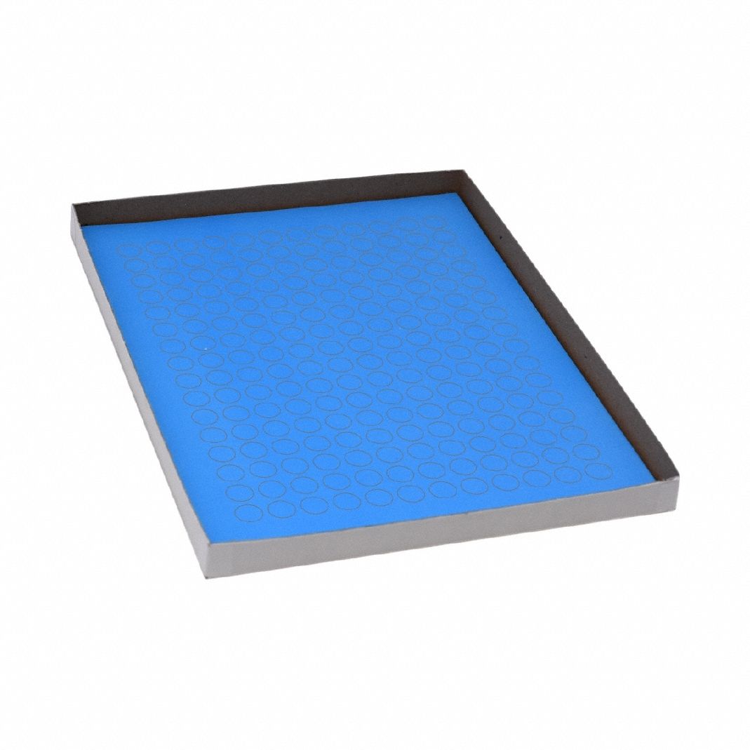 Cryogenic Label: 5 mil Label Thick, Blue, Polypropylene, Chemical-Resistant, Circle, 3, 840 Labels