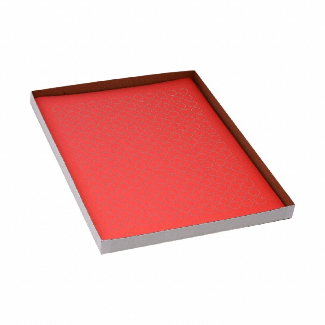 Cryogenic Label: 5 mil Label Thick, Red, Polypropylene, Chemical-Resistant, Circle, 3, 840 Labels