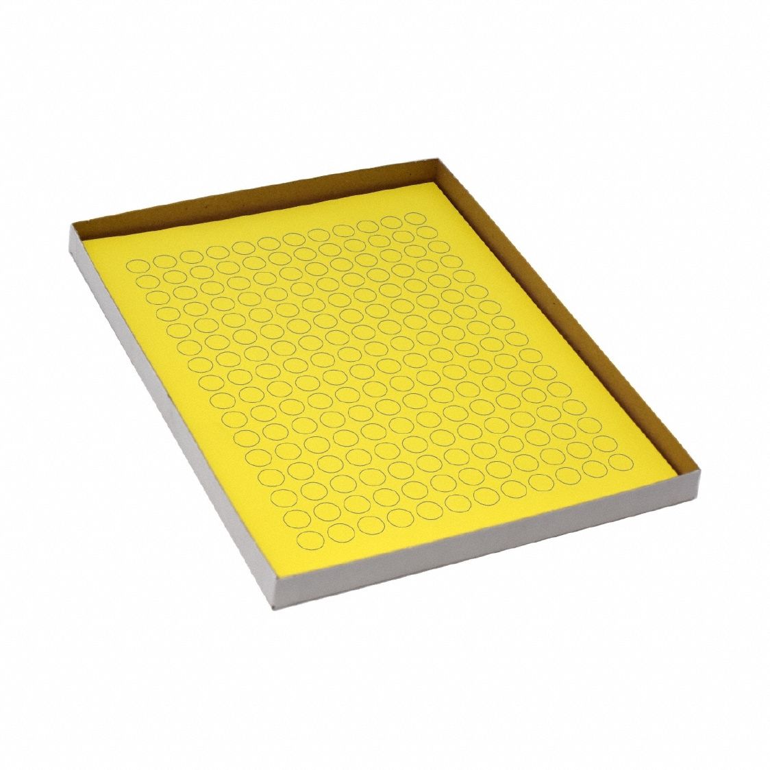 Cryogenic Label: 5 mil Label Thick, Yellow, Polypropylene, Chemical-Resistant, Circle, 3, 840 Labels