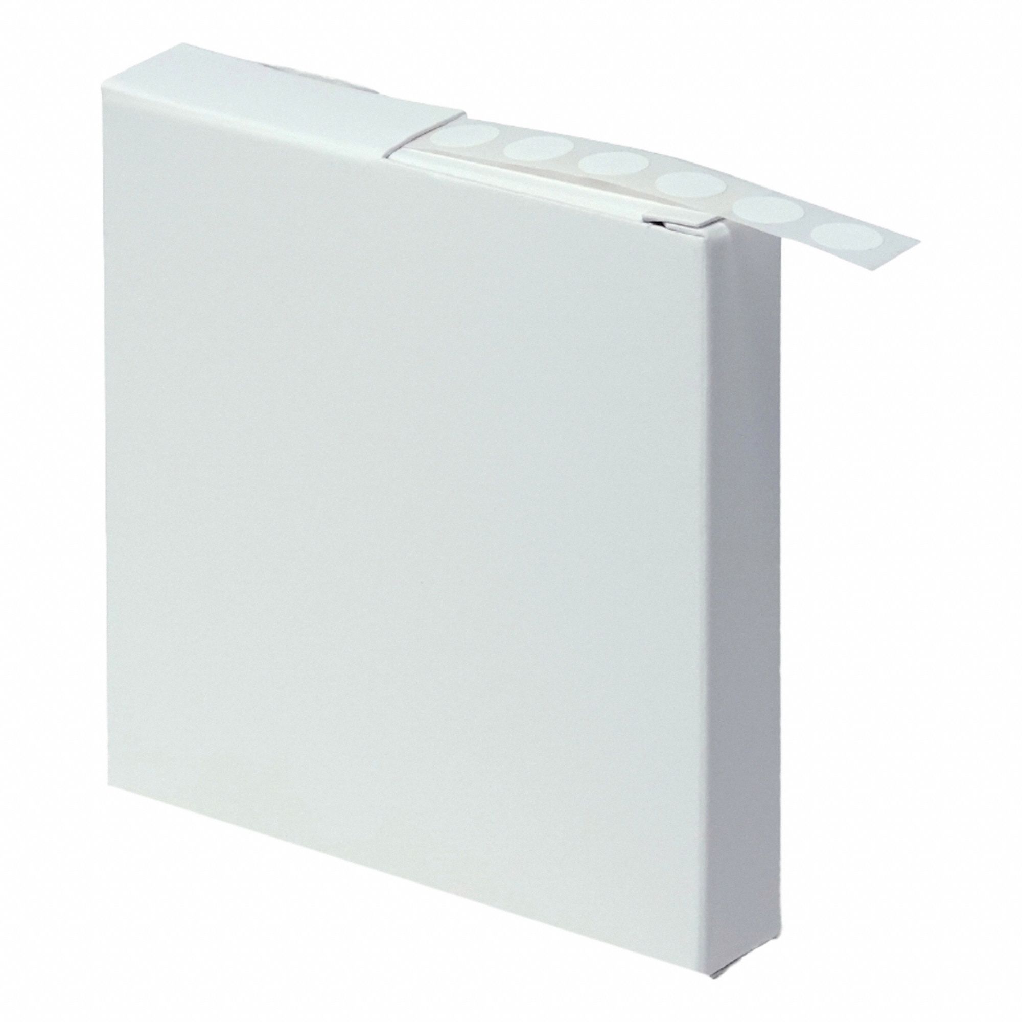 Cryogenic Label: 5 mil Label Thick, White, Polypropylene, Chemical-Resistant, Circle, 1, 000 Labels