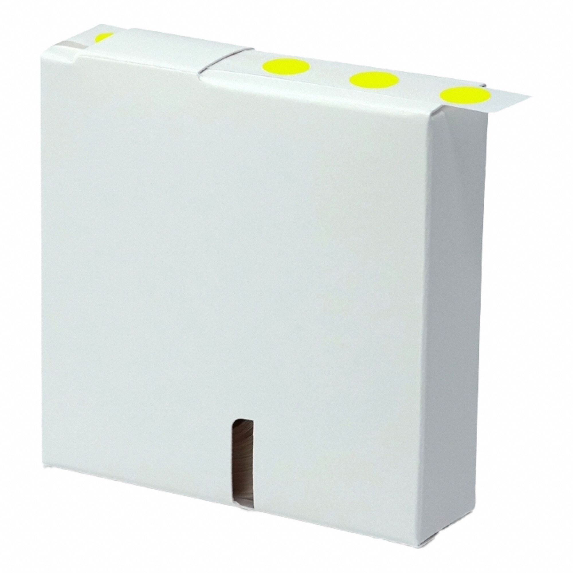 Cryogenic Label: 5 mil Label Thick, Yellow, Polypropylene, Chemical-Resistant, Circle, 1, 000 Labels