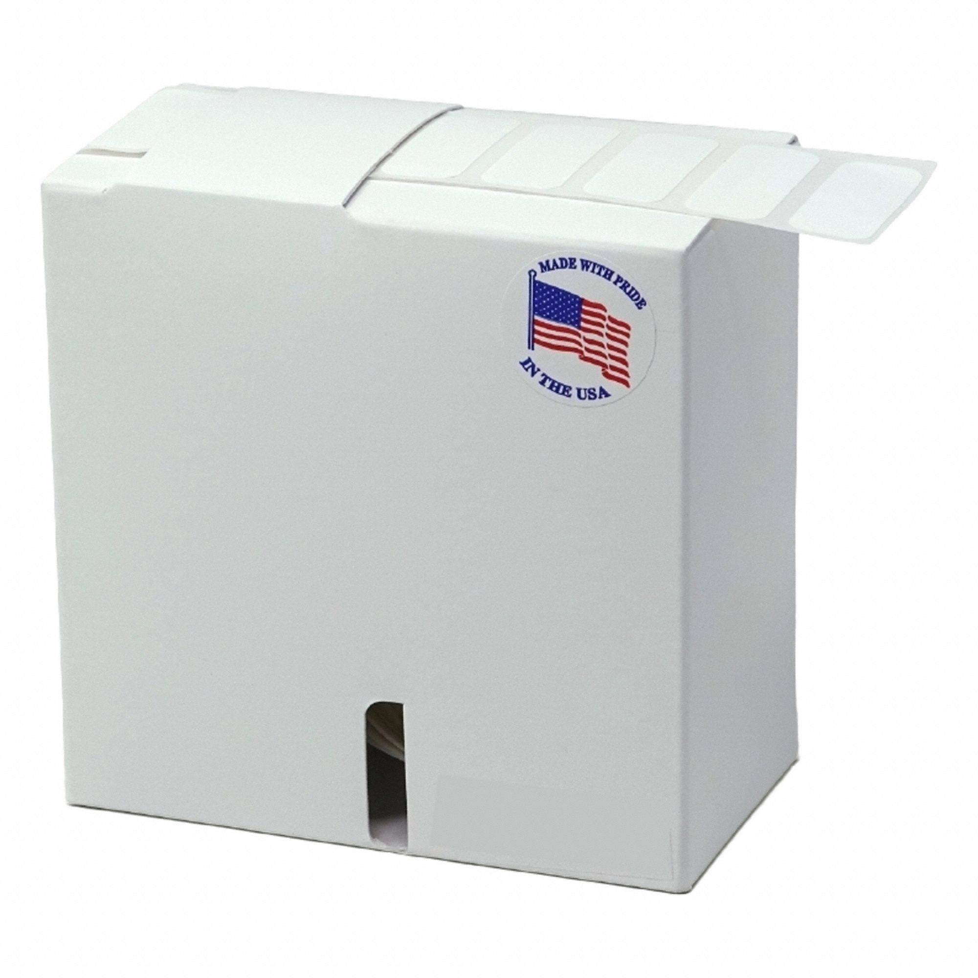 Cryogenic Label: 13 mm Label Wd, 5 mil Label Thick, White, Polypropylene, Chemical-Resistant, Roll