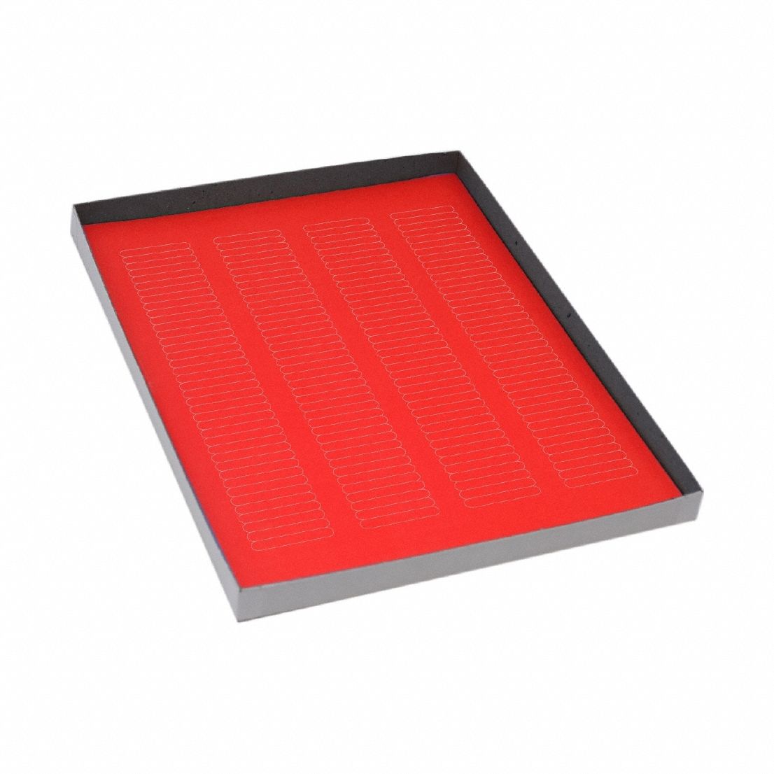 Cryogenic Label: 6 mm Label Wd, 5 mil Label Thick, Red, Polypropylene, Chemical-Resistant, Rectangle