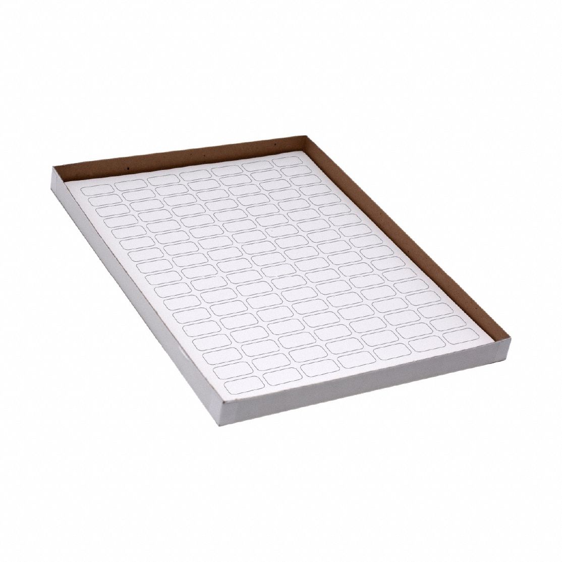 Cryogenic Label: 13 mm Label Wd, 5 mil Label Thick, White, Polypropylene, Chemical-Resistant, Sheet