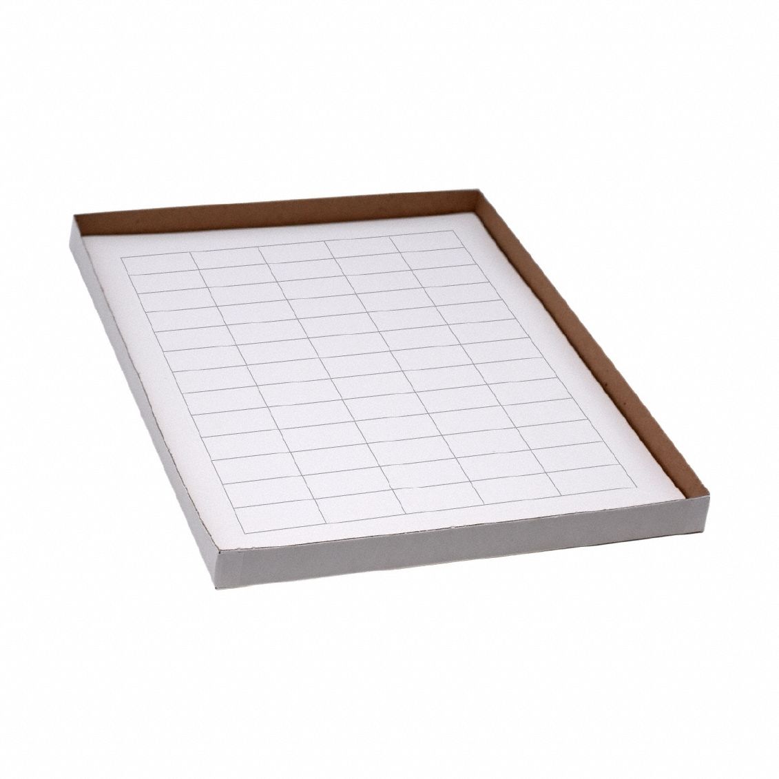 Cryogenic Label: 19 mm Label Wd, 5 mil Label Thick, White, Polypropylene, Chemical-Resistant, Sheet