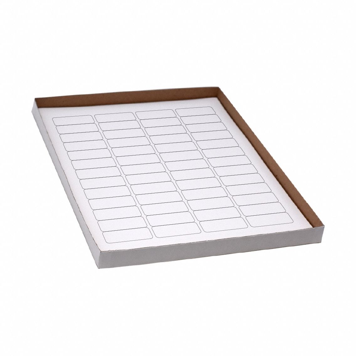 Cryogenic Label: 19 mm Label Wd, 5 mil Label Thick, White, Polypropylene, Chemical-Resistant, Sheet