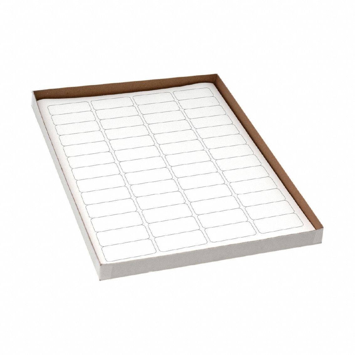 Cryogenic Label: 19 mm Label Wd, 5 mil Label Thick, White, Polypropylene, Chemical-Resistant, Sheet