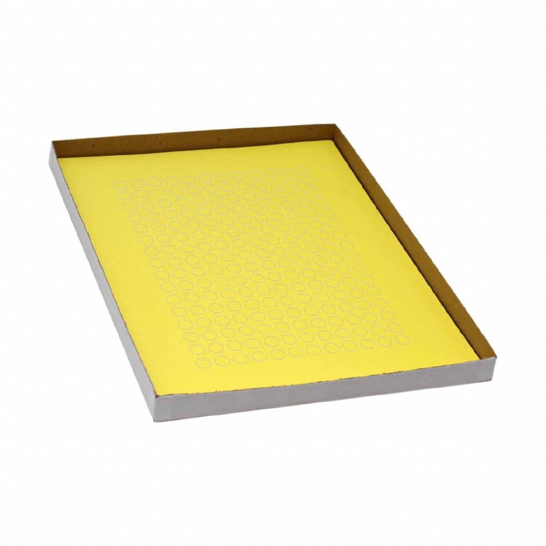 Cryogenic Label: 5 mil Label Thick, Yellow, Polypropylene, Chemical-Resistant, Circle, 3, 840 Labels