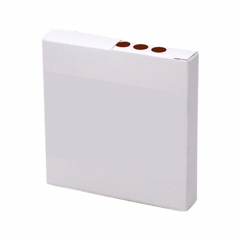 Cryogenic Label: 5 mil Label Thick, Coffee, Polypropylene, Chemical-Resistant, Circle, 1, 000 Labels