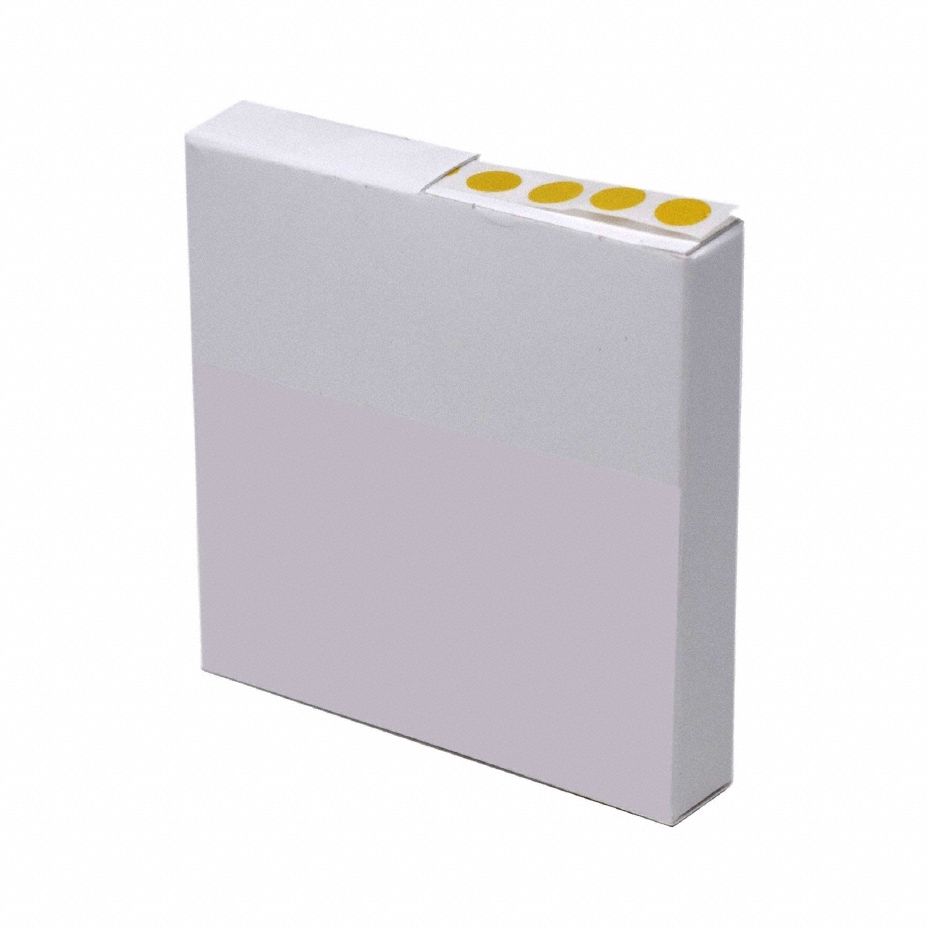 Cryogenic Label: 5 mil Label Thick, Gold, Polypropylene, Chemical-Resistant, Circle, 1, 000 Labels