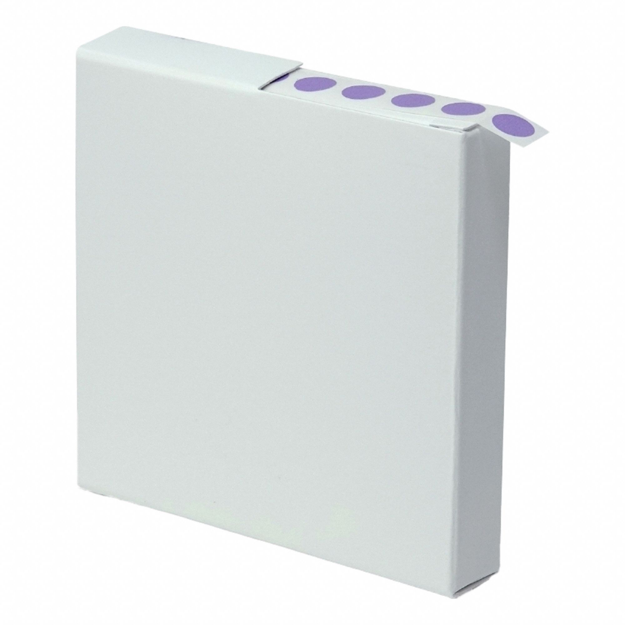 Cryogenic Label: 5 mil Label Thick, Lavender, Polypropylene, Chemical-Resistant, Circle, Roll