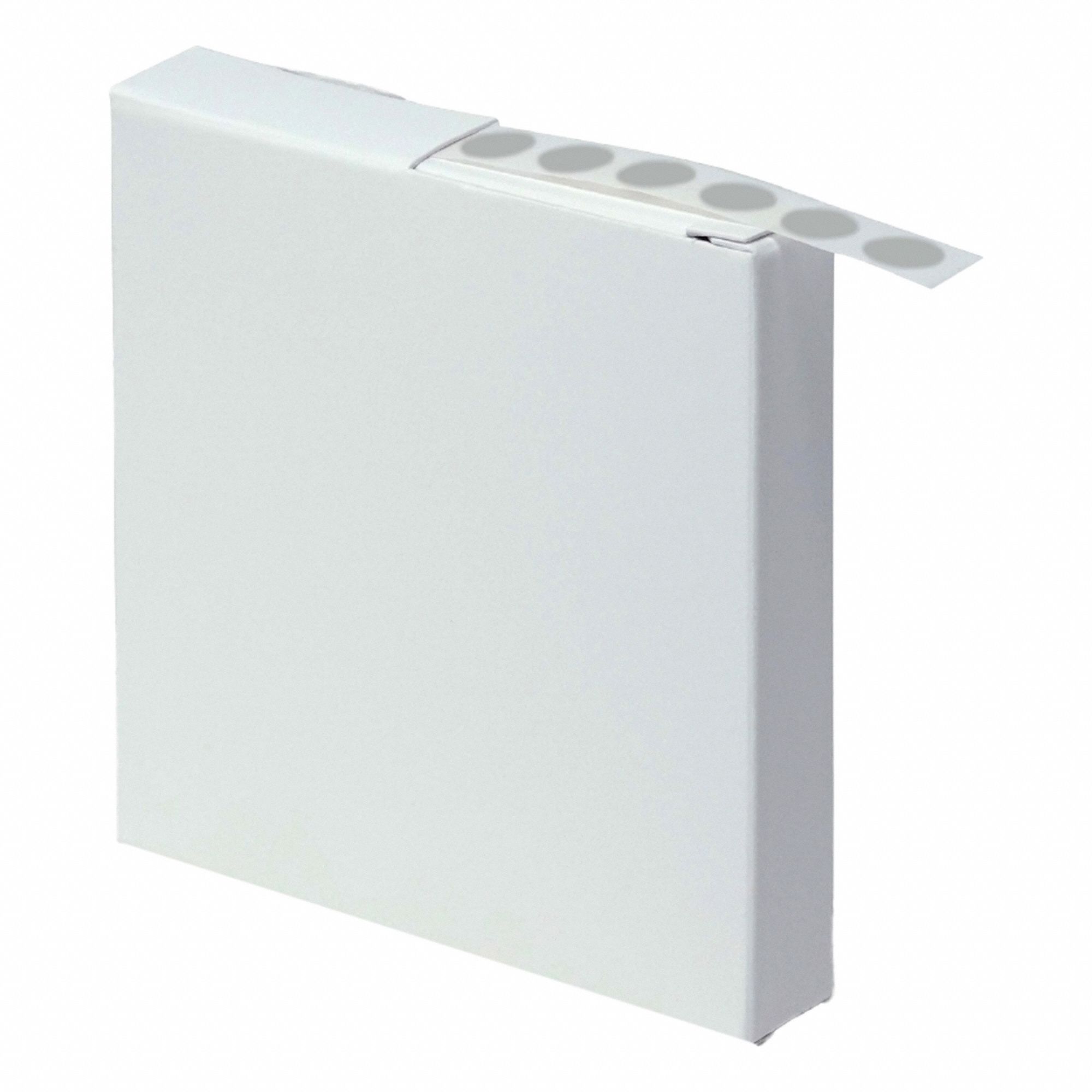 Cryogenic Label: 5 mil Label Thick, Silver, Polypropylene, Chemical-Resistant, Circle, 1, 000 Labels