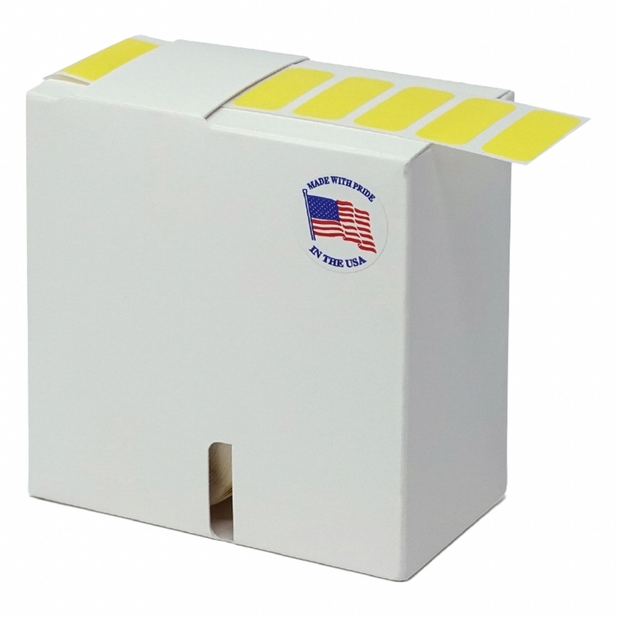 Cryogenic Label: 13 mm Label Wd, 5 mil Label Thick, Yellow, Polypropylene, Chemical-Resistant, Roll