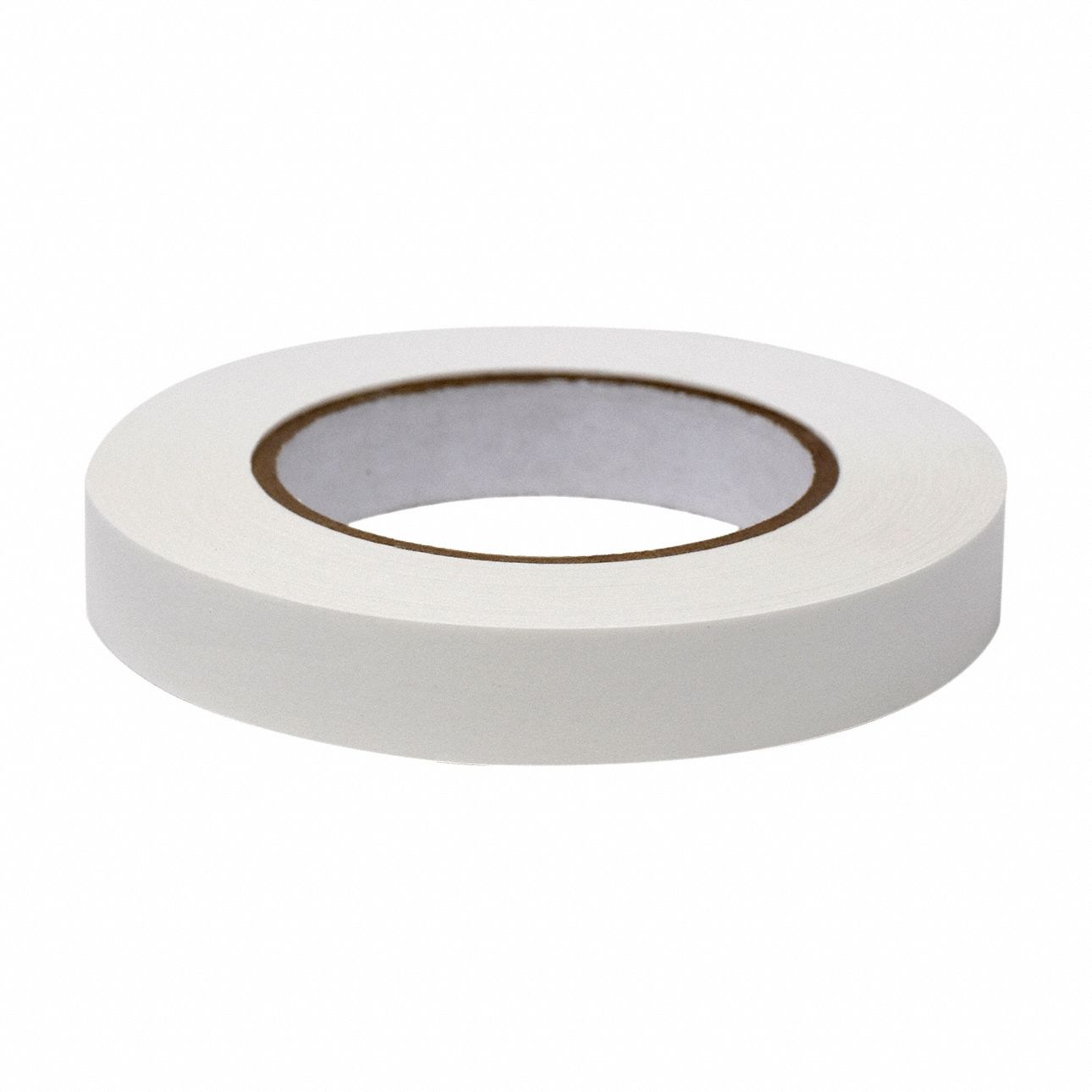 Laboratory Labeling Tape: 3/4 in Label Wd, 6.3 mil Label Thick, 60 yd Roll Lg, White, Kraft Flatback