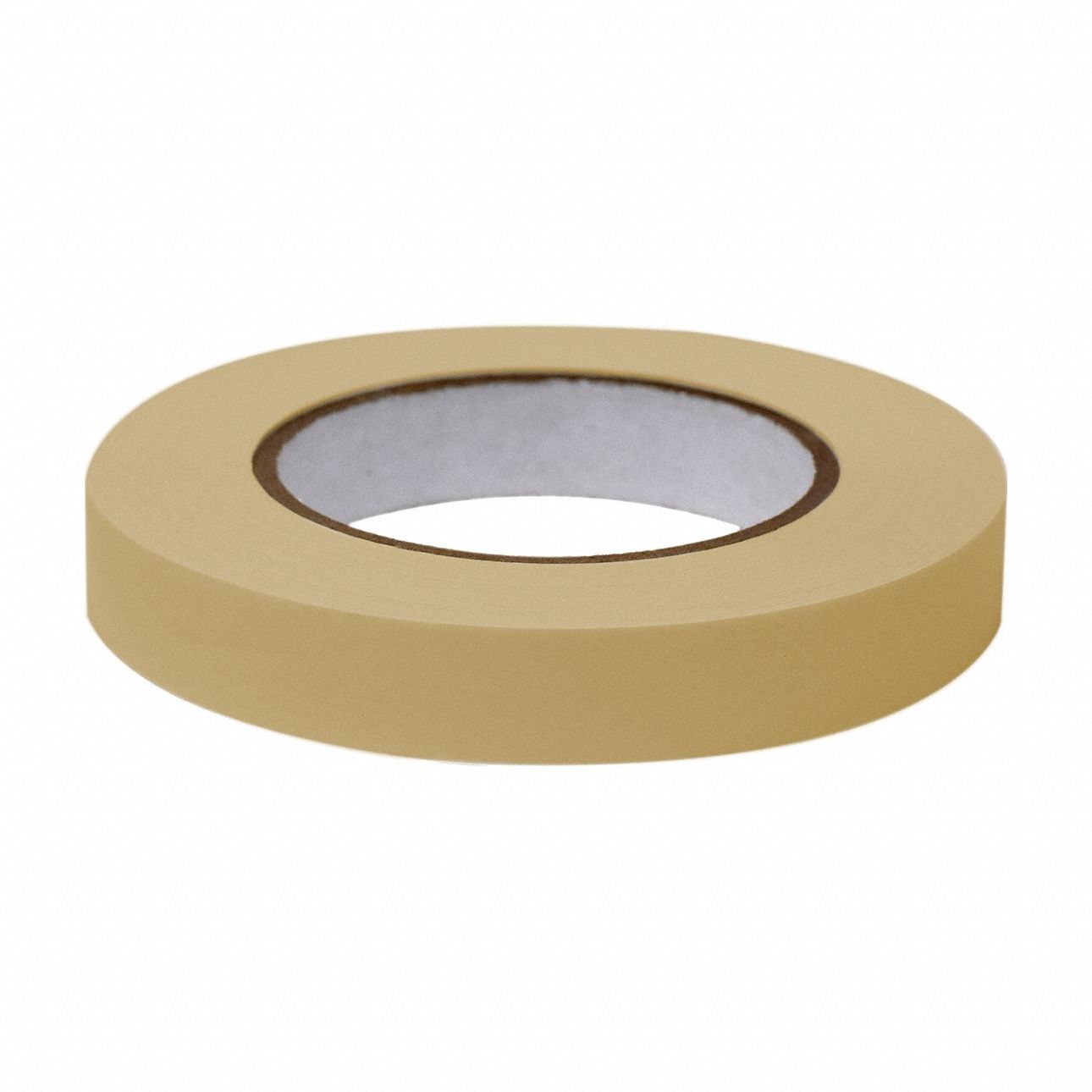 Laboratory Labeling Tape: 3/4 in Label Wd, 6.3 mil Label Thick, 60 yd Roll Lg, Tan, Kraft Flatback