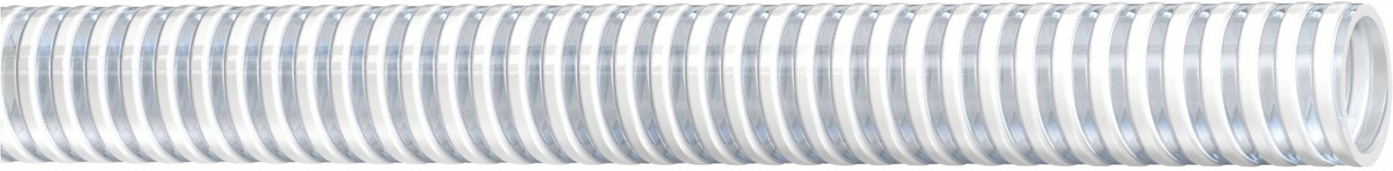 Bulk Food Grade Transfer Hose: 1 1/4 in Hose Inside Dia., 99 psi, 100 ft Hose Lg