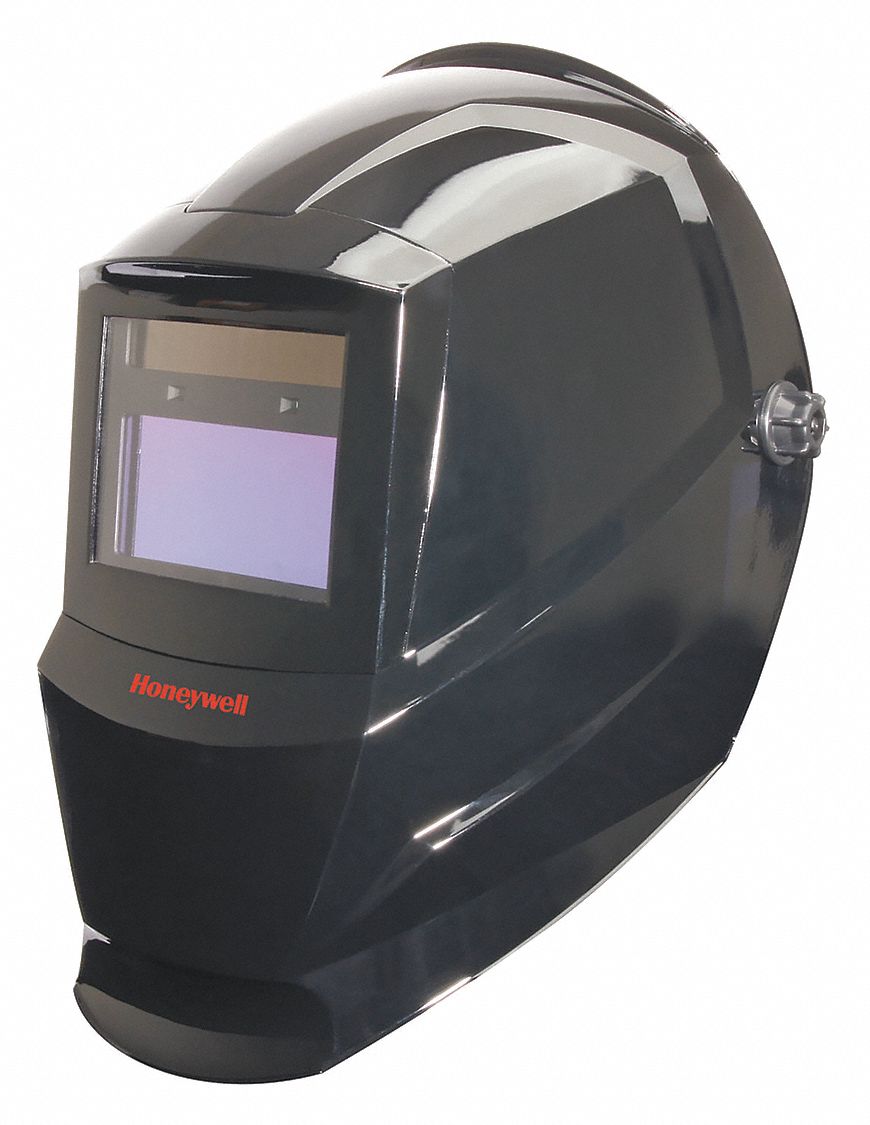 WELDING HELMET, SHADE 9 TO 13 ADF, BLK, 7⅕ IN VIEWING AREA, -10 TO 55 DEG, CSA