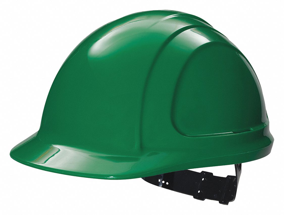 CASQUE DE PROTECTION, CSA, TYPE 1, CLASSE C/E/G, POLYÉTHYLÈNE, SUSPENSION À CRANS À 4 PTS, REBORD AVANT, VRT