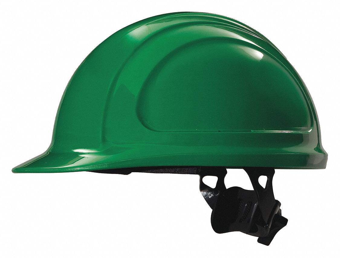 CASQUE DE PROTECTION, CSA, TYPE 1, CLASSE C/E/G, POLYÉTHYLÈNE, SUSPENSION À CRÉMAILLÈRE 4 POINTS, REBORD AVANT, VRT