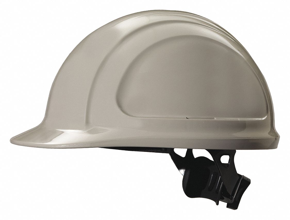 CASQUE DE PROTECTION, CSA, TYPE 1, CLASSE C/E/G, POLYÉTHYLÈNE, SUSPENSION À CRÉMAILLÈRE 4 POINTS, REBORD AVANT, GR