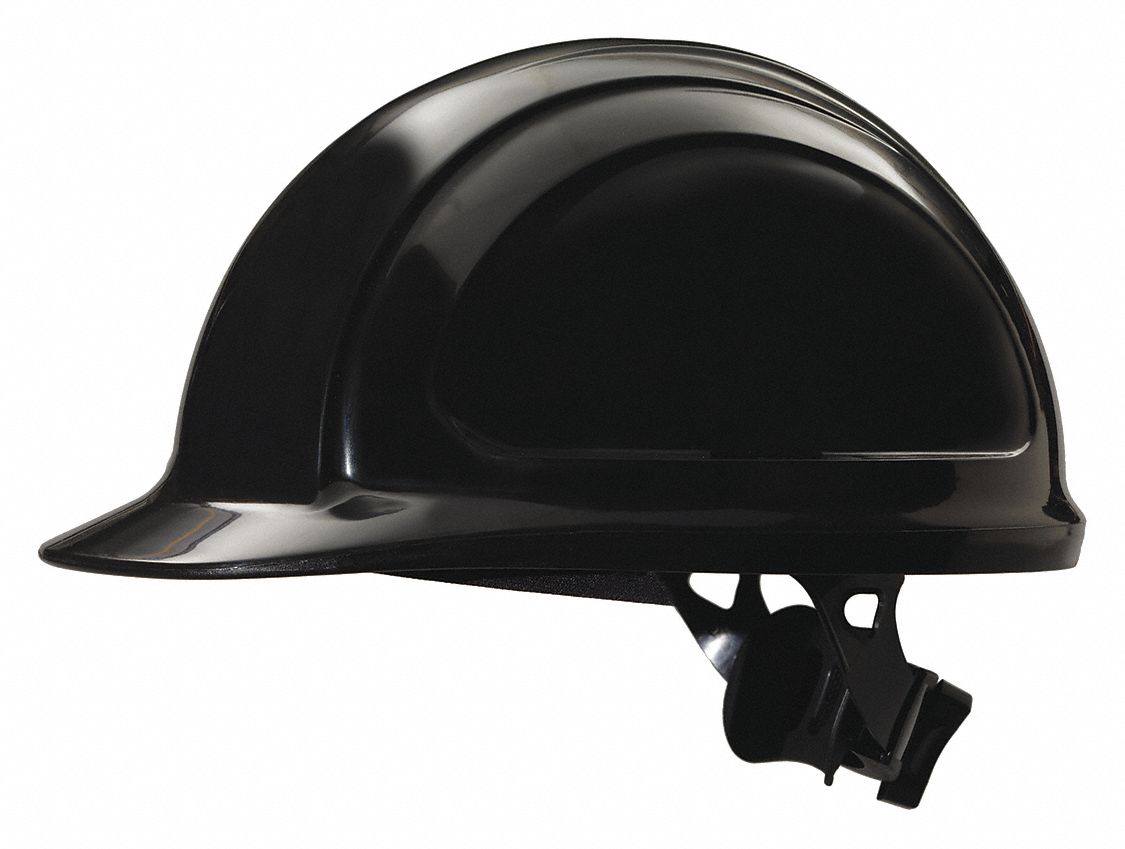 CASQUE DE PROTECTION, CSA, TYPE 1, CLASSE C/E/G, POLY&Eacute;THYL&Egrave;NE, SUSPENSION &Agrave; CR&Eacute;MAILL&Egrave;RE 4 POINTS, REBORD AVANT, NR