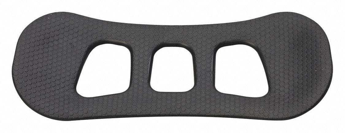 BERCEAU DE REMPLACEMENT, MOUSSE, GRIS, BORD BISEAUTÉ À 45 ° , P/CASQUES DE PROTECTION NORTH