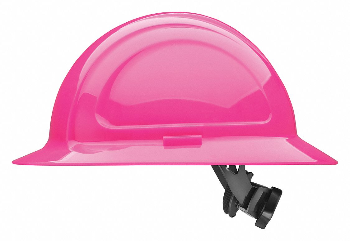 CASQUE SEC, CSA TYPE 1/CLASSE C, G, E, CLIQUET 4 PT, BORD AV, ROSE INDIEN, TLE UNIQUE, POLYÉTHYLÈNE