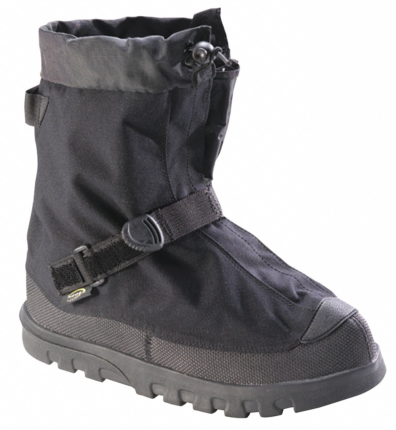 OVERSHOES, XXXL, NYLON FABRIC, BLACK, 11 IN HEIGHT, NON-CSA, WATERPROOF, PERMA OUTSOLE