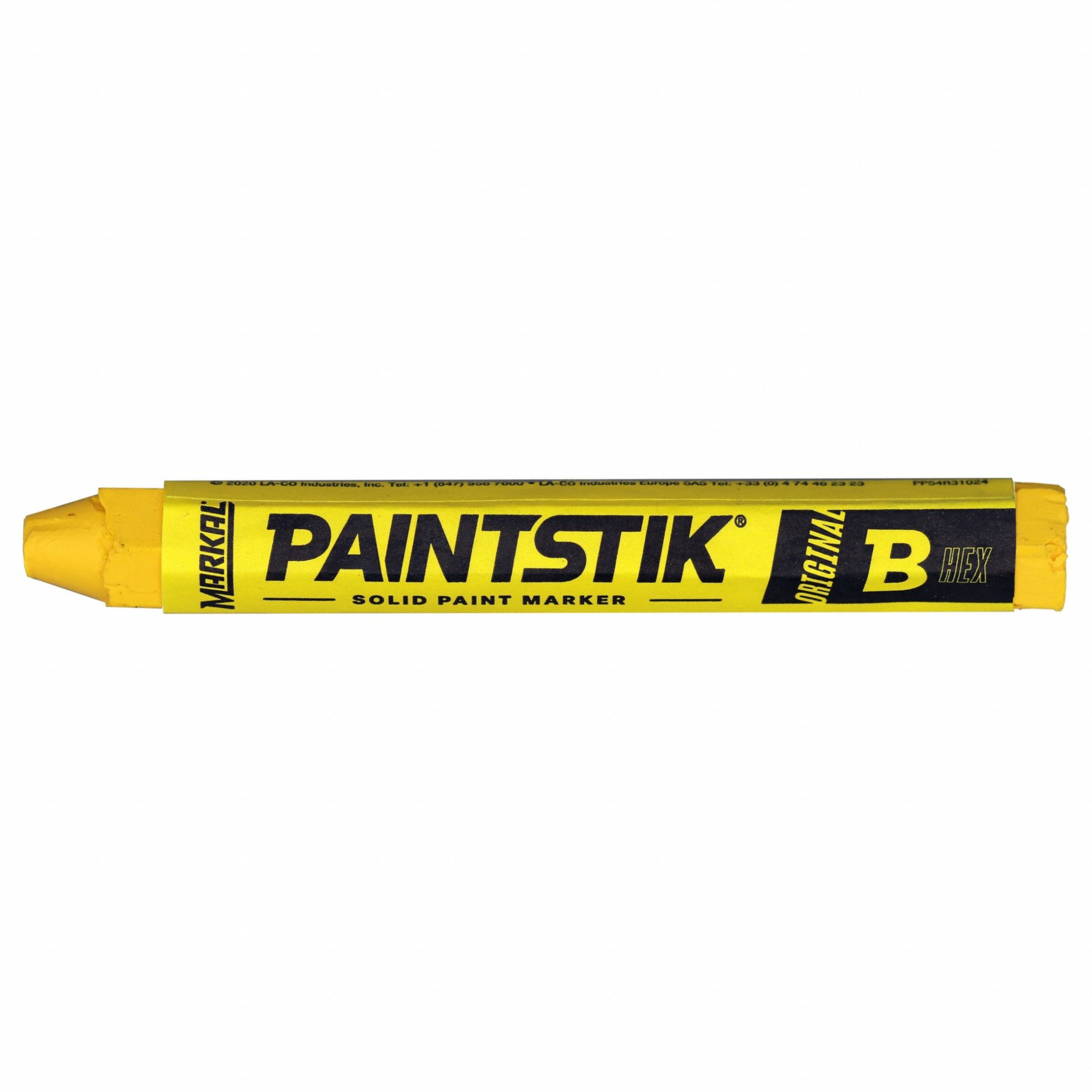 Solid Paint Marker: Yellow, Paper, -50°F – 150°F Surface Temp Range
