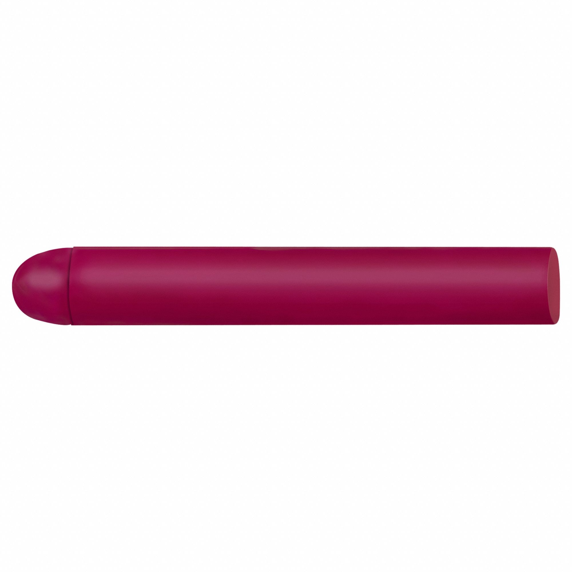 Marking Crayon: Wax, 17 mm Tip Wd, Firm, Magenta, 70°F  to 100°F