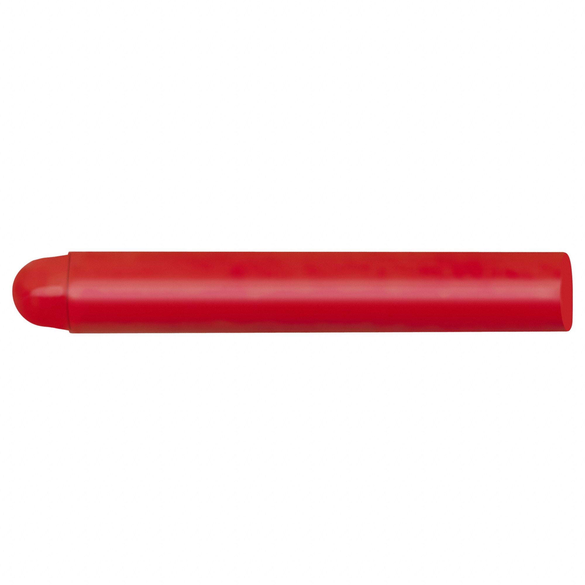 Marking Crayon: Wax, 17 mm Tip Wd, Firm, Red/Orange, 70°F  to 100°F