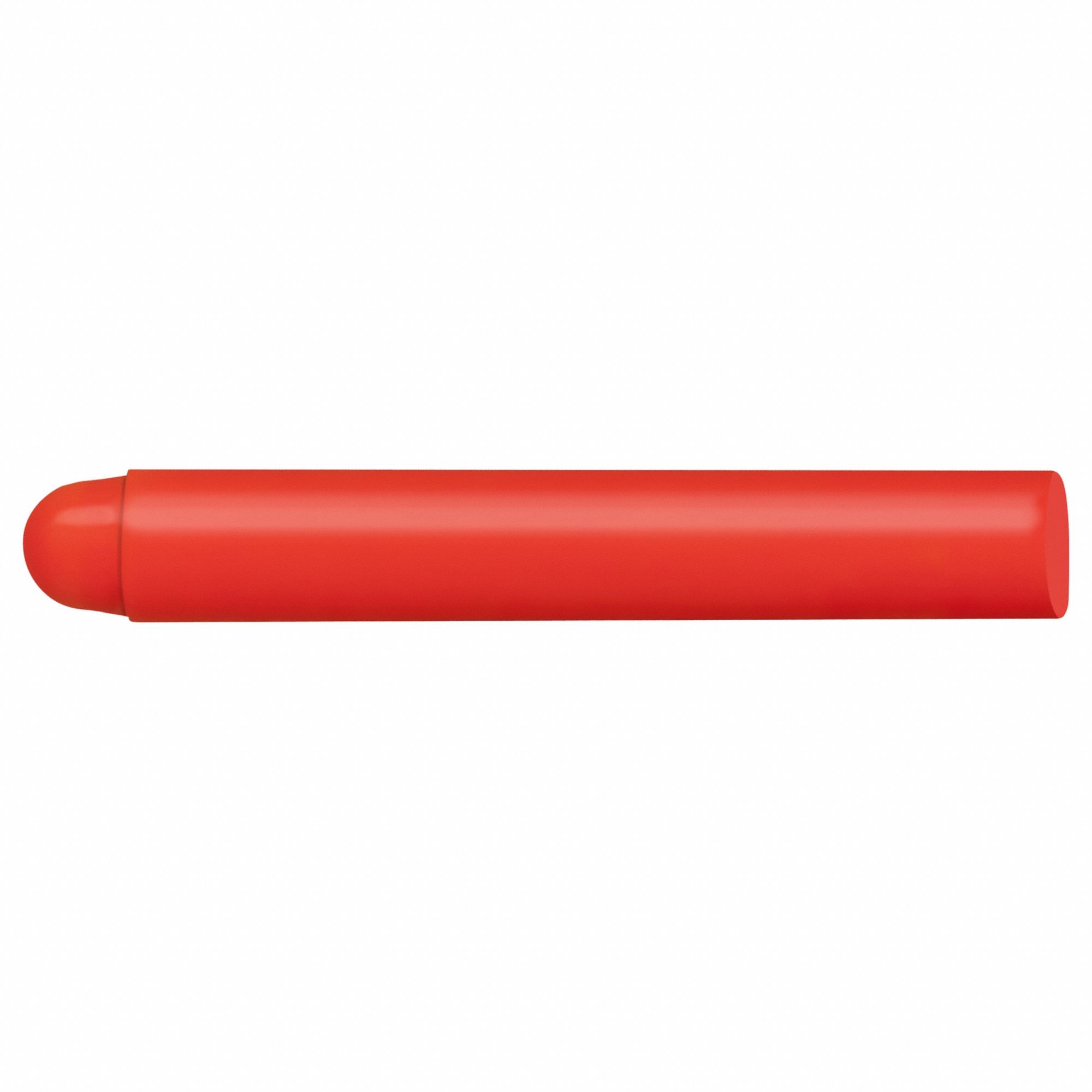 Marking Crayon: Wax, 17 mm Tip Wd, Firm, Orange, 70°F  to 100°F, Orange