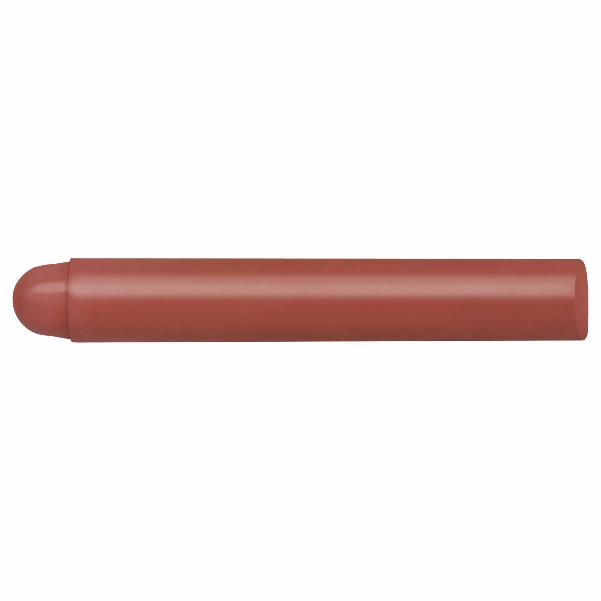 Marking Crayon: Wax, 17 mm Tip Wd, Firm, Brown, 70°F  to 100°F