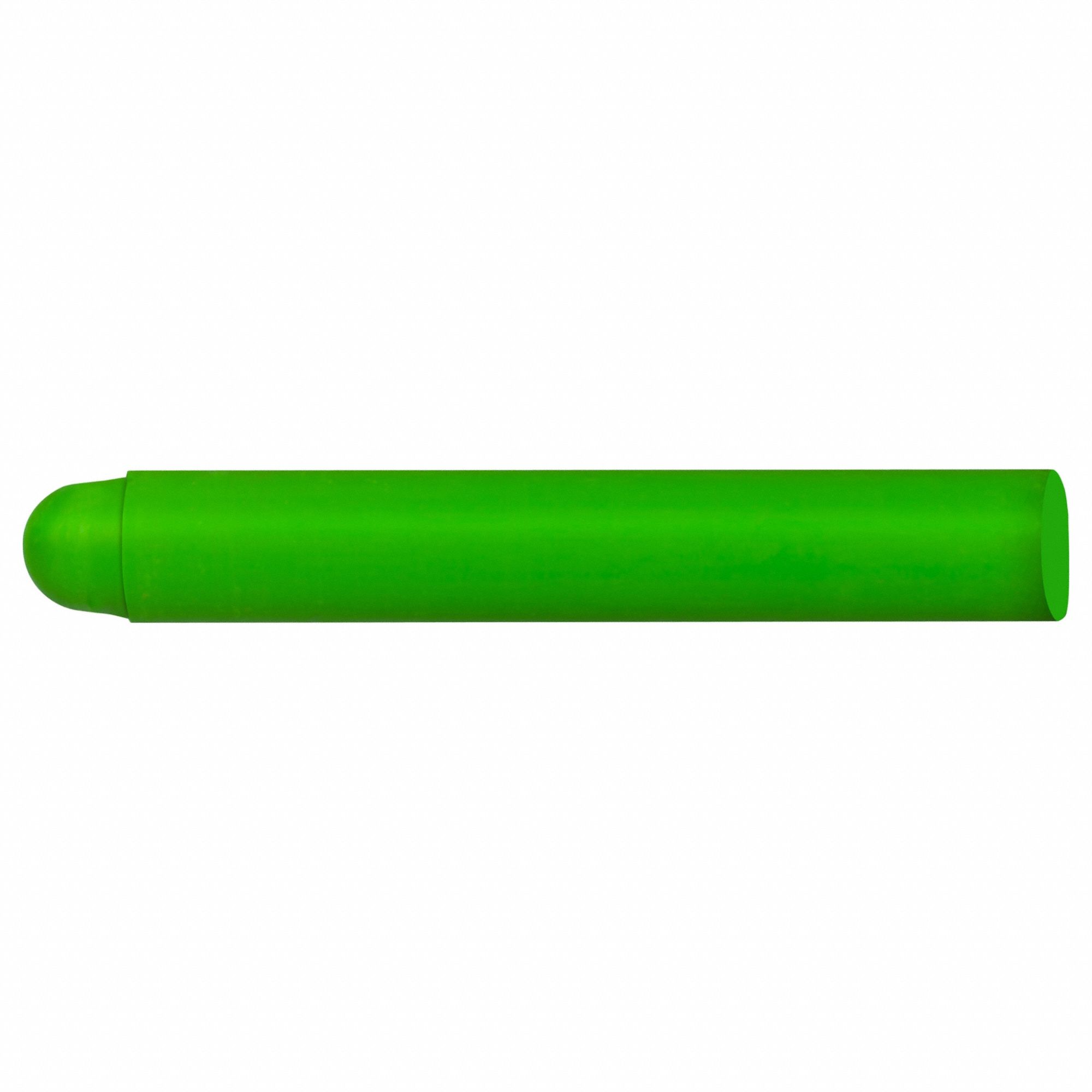 Marking Crayon: Wax, 17 mm Tip Wd, Firm, Green, 70°F  to 100°F, Green