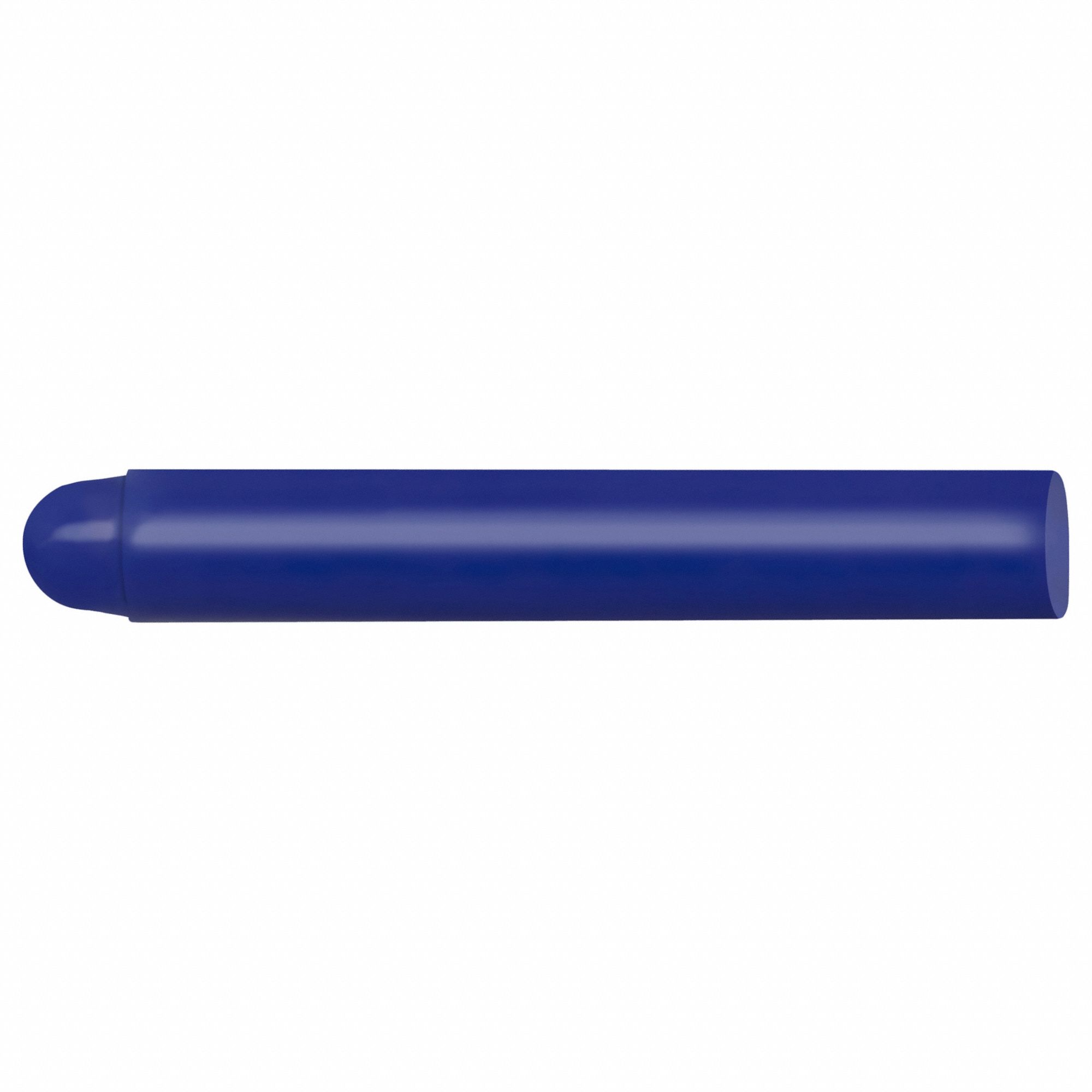 Marking Crayon: Wax, 17 mm Tip Wd, Firm, Blue, 70°F  to 100°F, Blue